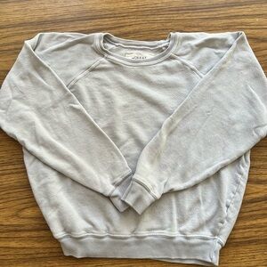 The Great classic sweatshirt pale powder blue  size 1 (xs)